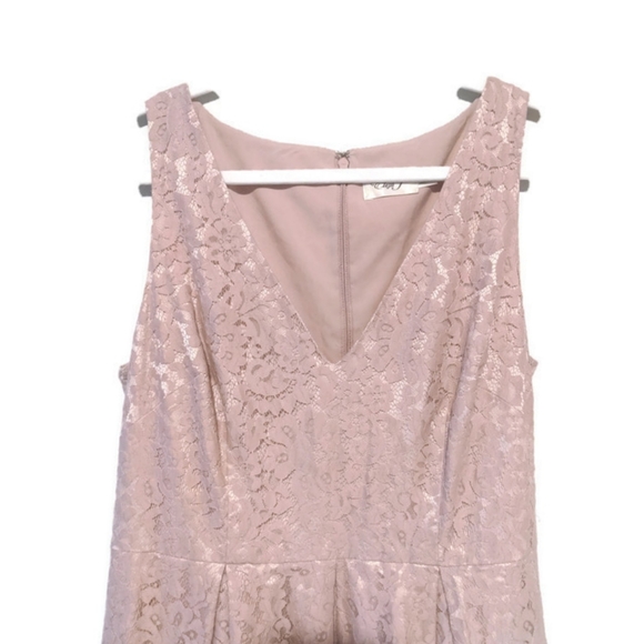 Eliza J Dress Pink Lace NWOT - Picture 4 of 8